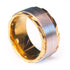 Perhiasan Cincin Stainless Pria Vernyx Golden Trax - VERNYX