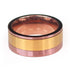 Perhiasan Cincin Stainless Pria Vernyx Brown Layer - VERNYX