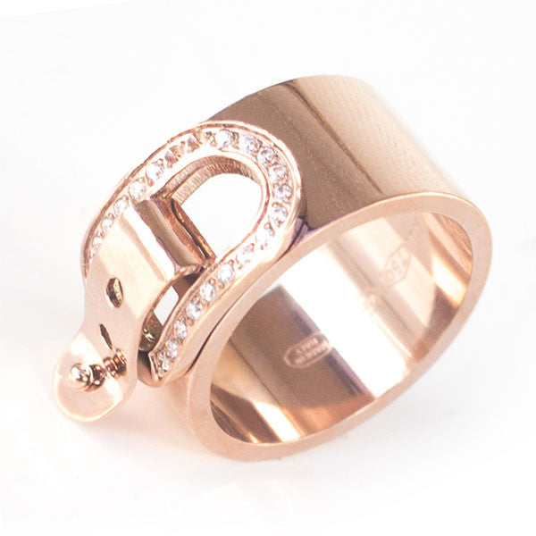 Perhiasan Cincin Wanita Stainless Vernyx Glamour String - VERNYX