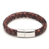 Perhiasan Gelang Pria Leather Vernyx Diamond Cork - VERNYX