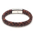 Perhiasan Gelang Pria Leather Vernyx Diamond Cork - VERNYX