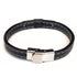 Perhiasan Gelang Pria Leather Vernyx Braid Platting