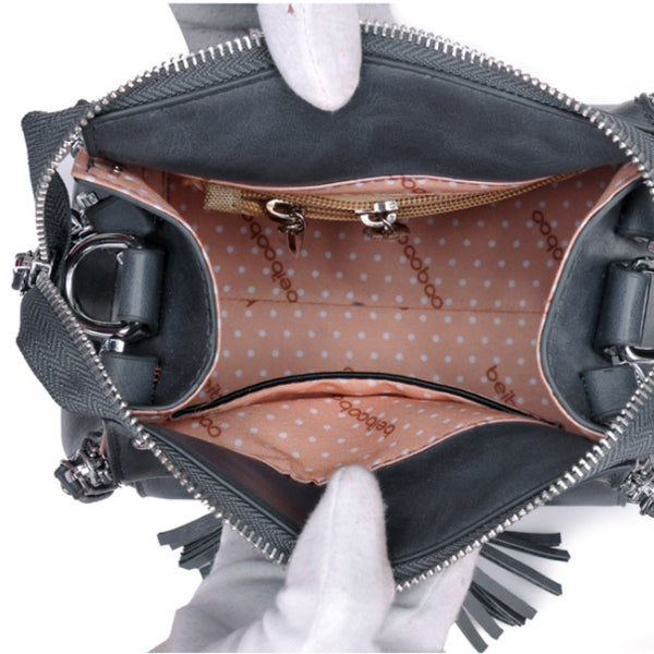 Tas Selempang Wanita Beibaobao Girly Gray - VERNYX