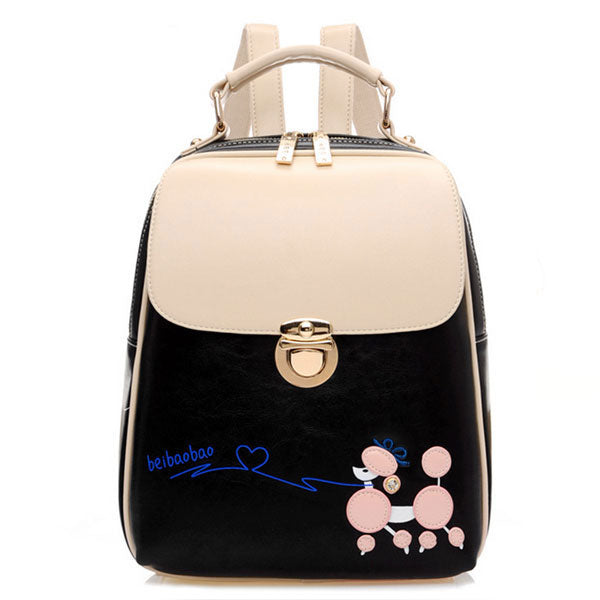 Tas Ransel Wanita Beibaobao Poodle - VERNYX