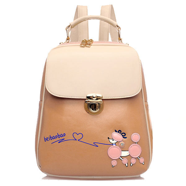Tas Ransel Wanita Beibaobao Poodle - VERNYX