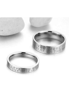 Perhiasan Cincin Couple Pasangan Vernyx More than Everything - VERNYX