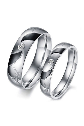 Perhiasan Cincin Couple Pasangan Vernyx Twist of Love - VERNYX