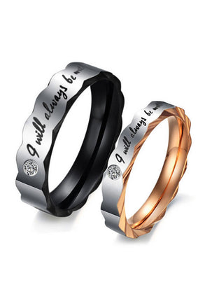 Perhiasan Cincin Couple Pasangan Vernyx Always Love You - VERNYX