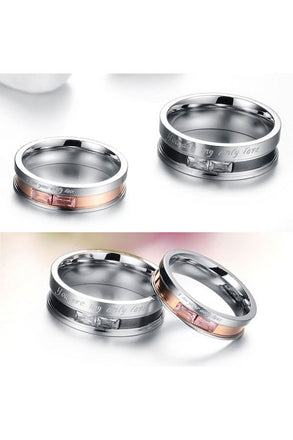 Perhiasan Cincin Couple Pasangan Vernyx Only Love - VERNYX