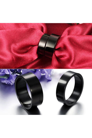 Perhiasan Cincin Couple Pasangan Vernyx Black Love - VERNYX