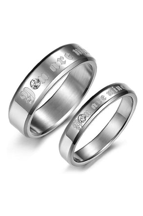 Perhiasan Cincin Couple Pasangan Vernyx You are Mine - VERNYX