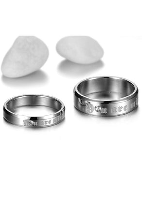 Perhiasan Cincin Couple Pasangan Vernyx You are Mine - VERNYX