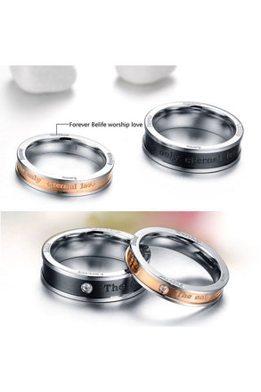 Perhiasan Cincin Couple Pasangan Vernyx Eternal Love - VERNYX