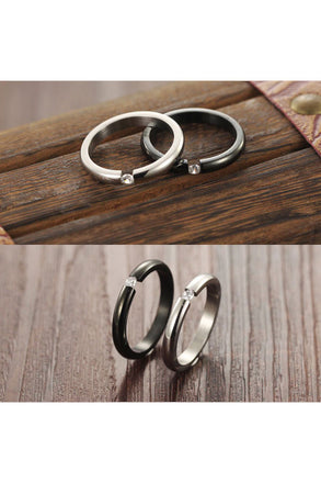 Perhiasan Cincin Couple Pasangan Vernyx Line Lover - VERNYX