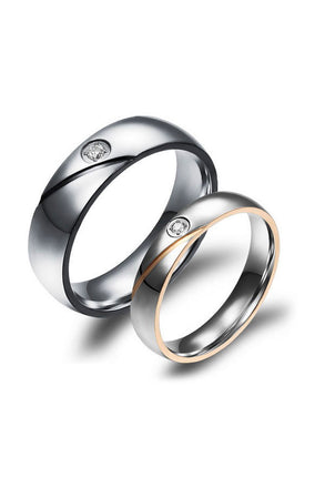 Perhiasan Cincin Couple Pasangan Vernyx Love Embrace - VERNYX