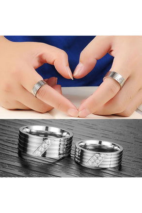 Perhiasan Cincin Couple Pasangan Vernyx Elder Fiance - VERNYX