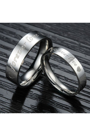 Perhiasan Cincin Couple Pasangan Vernyx Forever Love - VERNYX