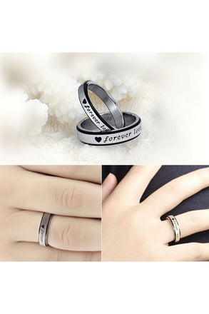 Perhiasan Cincin Couple Pasangan Vernyx Forever Love - VERNYX