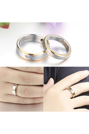 Perhiasan Cincin Couple Pasangan Vernyx Enlight Love - VERNYX