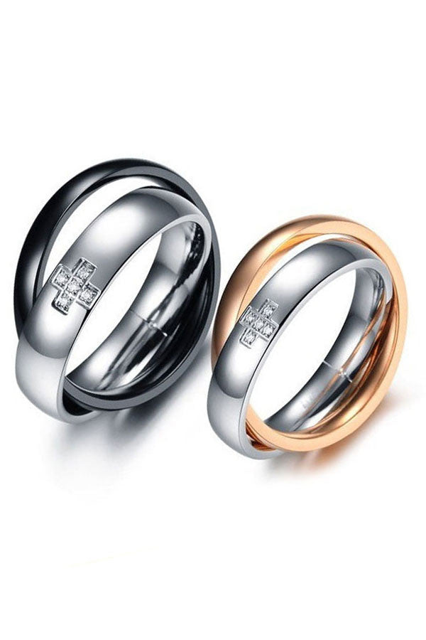 Perhiasan Cincin Couple Pasangan Vernyx Dual Romance - VERNYX