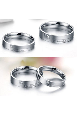 Perhiasan Cincin Couple Pasangan Vernyx Endless Love - VERNYX