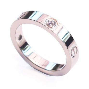 Perhiasan Cincin Stainless Vernyx Screw Crystal - VERNYX