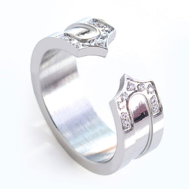 Perhiasan Cincin Wanita Stainless Vernyx Crown - VERNYX