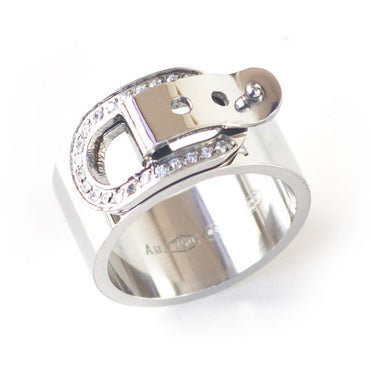 Perhiasan Cincin Wanita Stainless Vernyx Glamour String - VERNYX