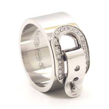 Perhiasan Cincin Wanita Stainless Vernyx Glamour String - VERNYX