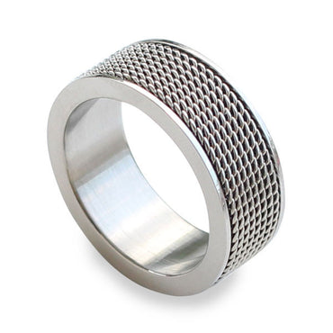 Perhiasan Cincin Stainless Pria Vernyx Splinter Mail - VERNYX