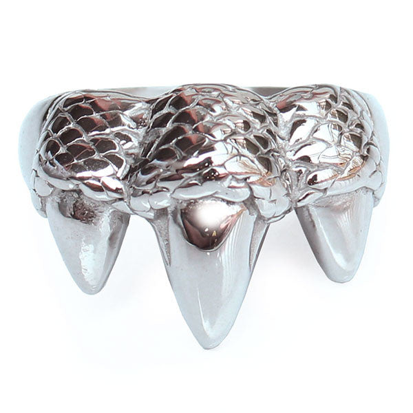Perhiasan Cincin Gothic Stainless Pria Vernyx Amphi Claw - VERNYX