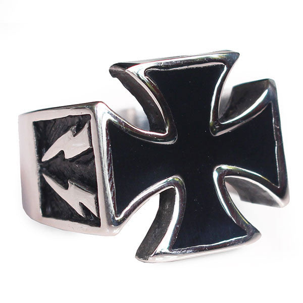 Perhiasan Cincin Gothic Stainless Pria Vernyx Lighning Independent - VERNYX