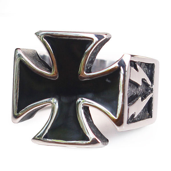 Perhiasan Cincin Gothic Stainless Pria Vernyx Lighning Independent - VERNYX