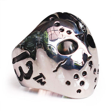 Perhiasan Cincin Gothic Stainless Pria Vernyx Friday 13th - VERNYX