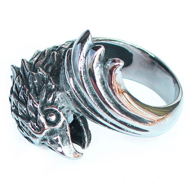 Perhiasan Cincin Gothic Stainless Pria Vernyx Eagle - VERNYX