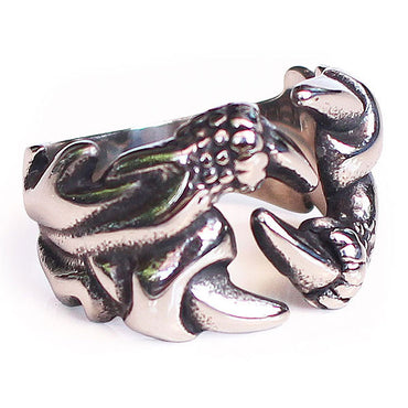 Perhiasan Cincin Gothic Stainless Pria Vernyx Bristle - VERNYX