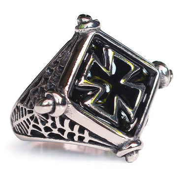Perhiasan Cincin Gothic Stainless Pria Vernyx Binding Cell - VERNYX