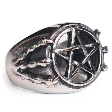 Perhiasan Cincin Gothic Stainless Vernyx Pria Star Claw - VERNYX