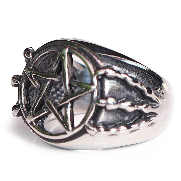 Perhiasan Cincin Gothic Stainless Vernyx Pria Star Claw - VERNYX