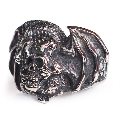 Perhiasan Cincin Gothic Stainless Pria Vernyx Rotten Soul - VERNYX