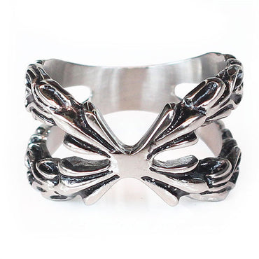 Perhiasan Cincin Gothic Stainless Vernyx Pria Linken Sphere - VERNYX