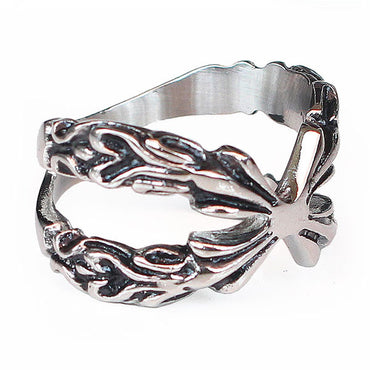 Perhiasan Cincin Gothic Stainless Vernyx Pria Linken Sphere - VERNYX