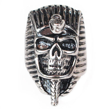 Perhiasan Cincin Gothic Stainless Pria Vernyx Pharaoh - VERNYX