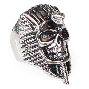 Perhiasan Cincin Gothic Stainless Pria Vernyx Pharaoh - VERNYX