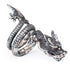 Perhiasan Cincin Gothic Stainless Vernyx Pria Dragon Twist - VERNYX