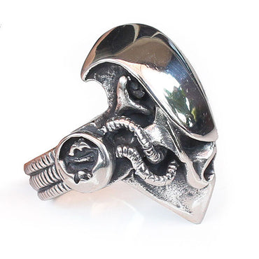 Perhiasan Cincin Gothic Stainless Vernyx Pria Predator - VERNYX
