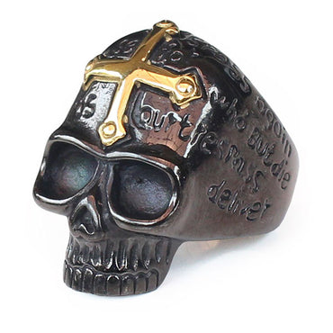 Perhiasan Cincin Gothic Stainless Vernyx Pria Forsaken Soul - VERNYX