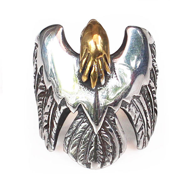 Perhiasan Cincin Gothic Stainless Vernyx Pria Shield - VERNYX