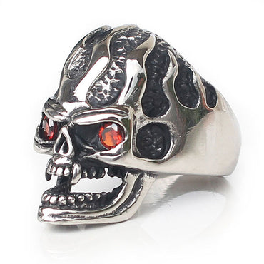 Perhiasan Cincin Gothic Stainless Pria Vernyx Vampiric Soul - VERNYX