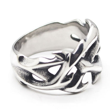Perhiasan Cincin Gothic Pria Vernyx Briarthorn - VERNYX